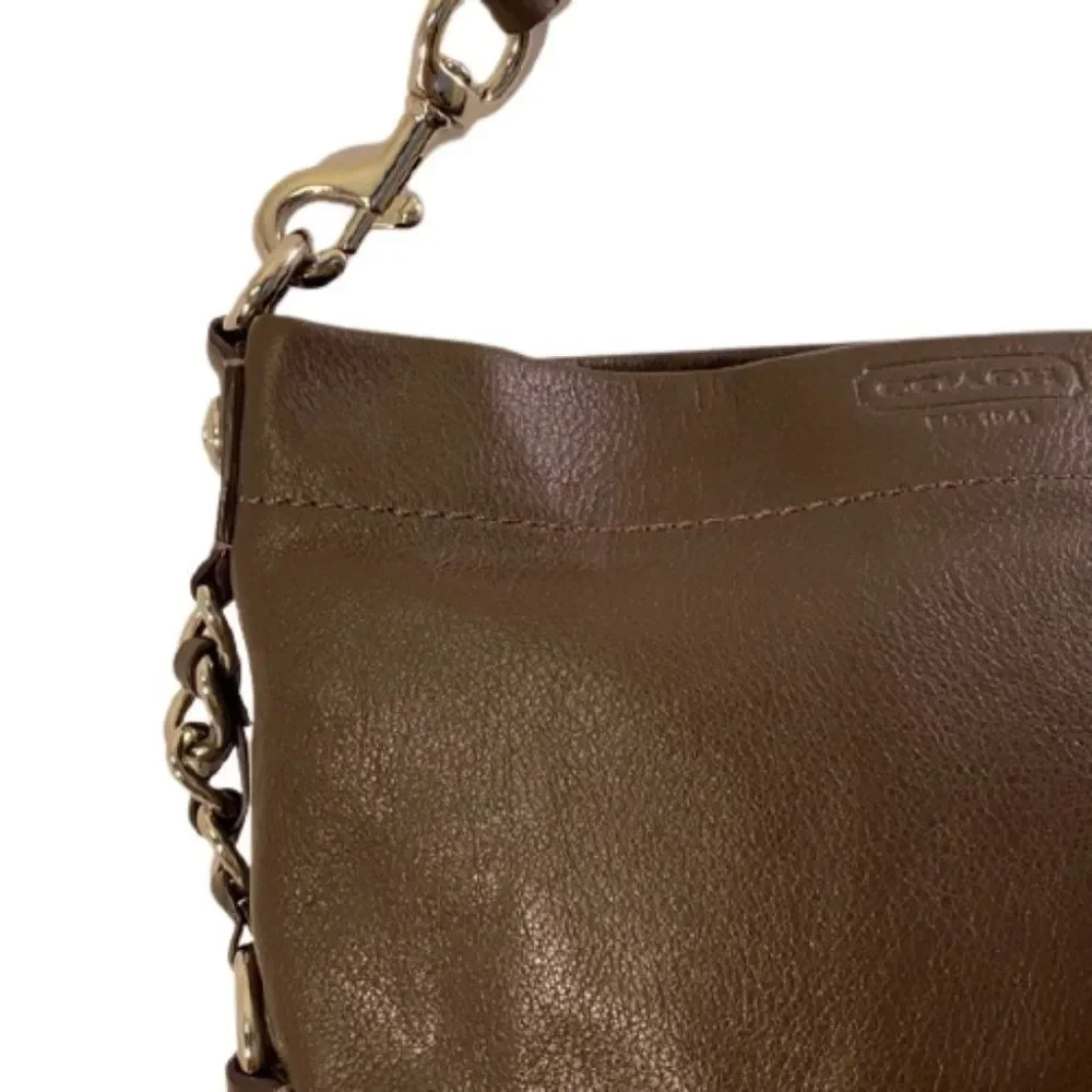 🆕Coach Carly Brown Leather Shoulder Bag (NWOT)🔥 - Picture 5 of 11